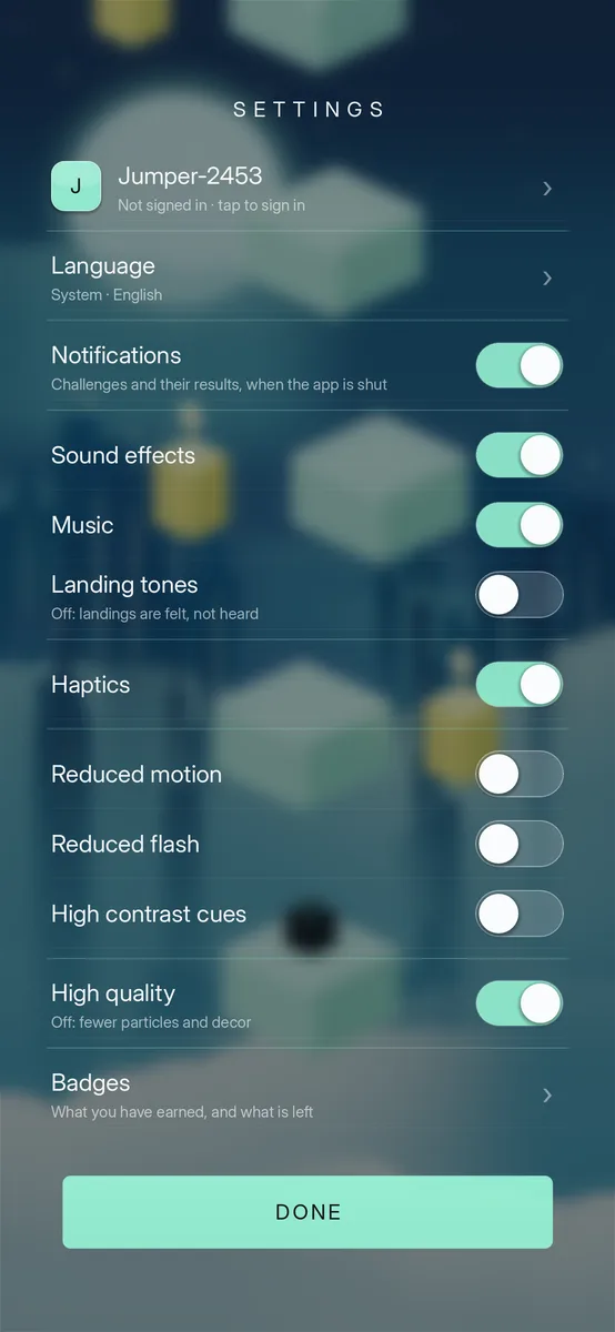 Settings, in porcelain.